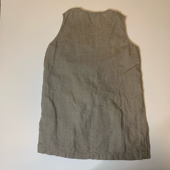 Vintage Ann Taylor Linen Tunic Blouse - Picture 10 of 11